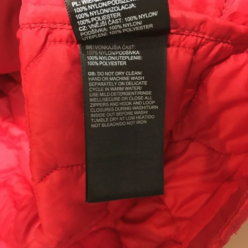 The North Face Thermoball Eco Insulated Puffer Vest Mens L Red Performance Hike